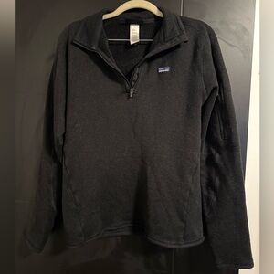 Patagonia Black Quarterzip - Size Large